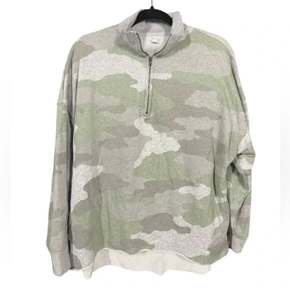 Just in 🔆 | Aerie Sunday Soft Pullover 1/4 Zip Up Women's Sweater SZ M - Picture 4 of 10